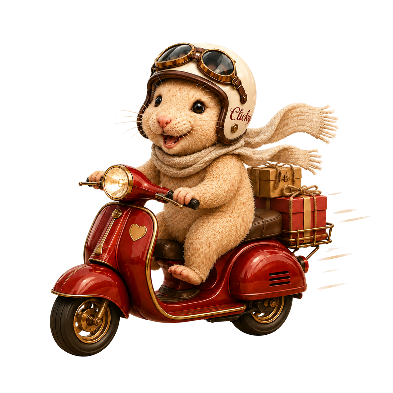 Clicky in scooter
